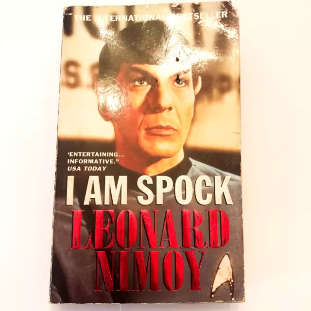 Vintage I Am Spock Leonard Nimoy Paperback Bestseller Book 1996 2