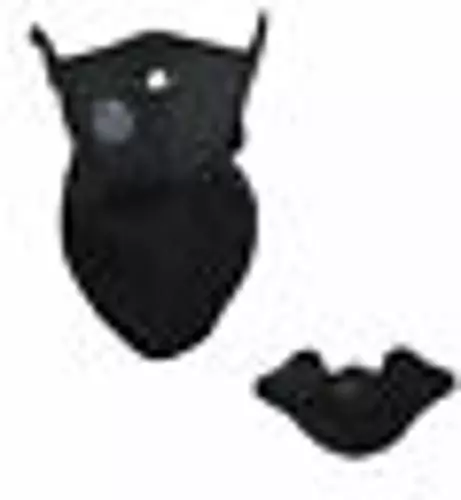 Black Neoprene Winter Warm Neck Face Mask Black For Motorcycle Cycling Sport