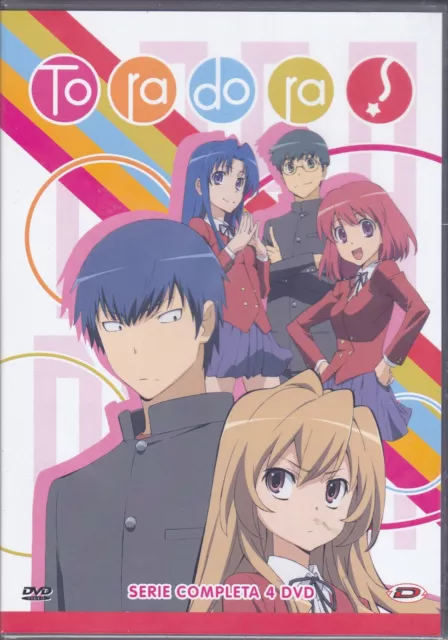 4 Dvd Box Cofanetto TORADORA serie completa eps 01-26 nuovo