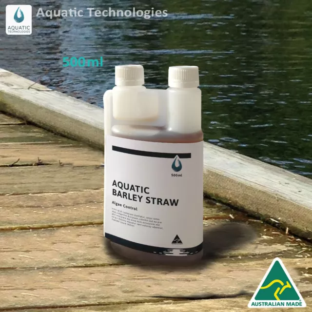 Barley Straw Extract 500mL- Algae Control in fish tanks, ponds & dams. 3