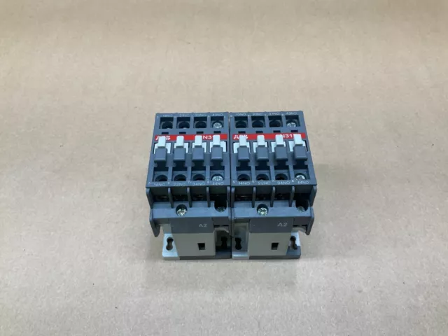 Lot Of 2 ABB N31E 110V 50 Hz/110-120V 60Hz Contactor #49E32