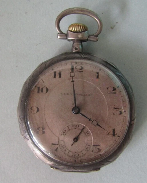 Montre à Gousset Militaire Vintage "Prix De Tir 1903" - 81°RI - Colonel Cret - Mécanique