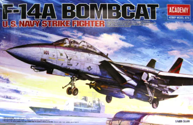 Academy 12206 F-14A BOMBCAT model kit scale 1:48