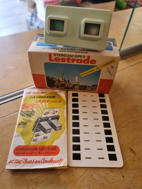 Lestrade Stereoscope Simplex View Master  - Made In France Completo