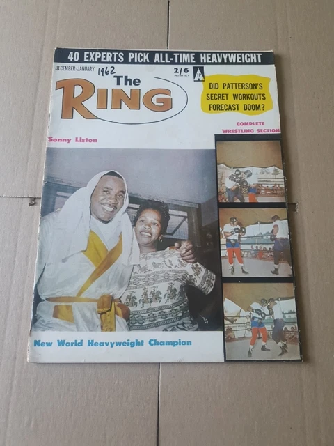 Vintage Boxing The Ring Magazine 1962-1963 December-January (TRM.B7)