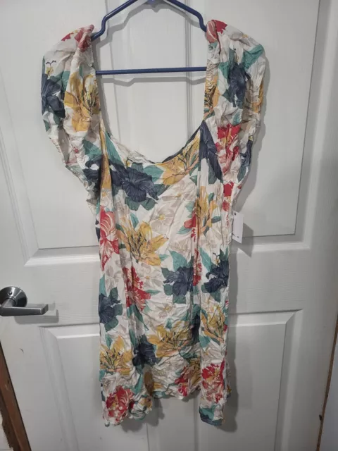 New With Tags O'Neill Amalina Floral Dress XL
