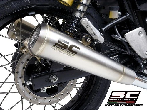 sc project exhaust for royal enfield