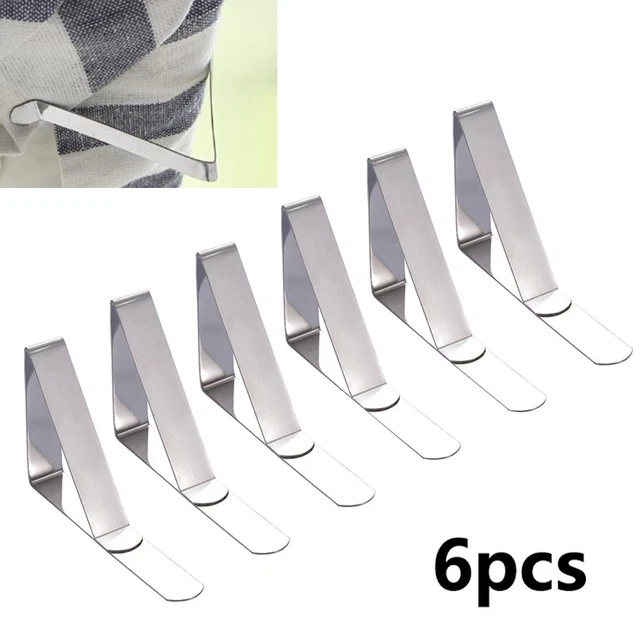 4 pièces - Pinces à nappe - Cintres lestés pour nappe - Cintres pour nappe - Poids