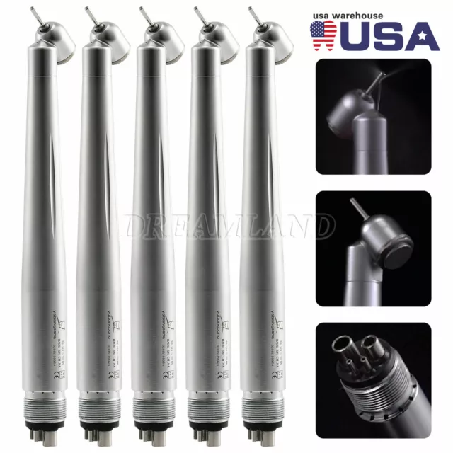 5 NSK PANA Style Dental 45 Degree Surgical High Speed Handpiece Push Button Pzc