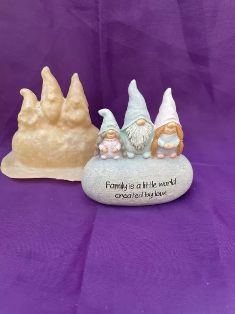 Rubber Latex Mould Mold Mini Scandi Gonk Family Casting Craft Gnome Decor