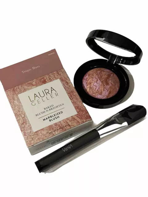 LAURA GELLER Blush al forno N-lucido Blush marmorizzato. Nuove tonalità tropicali in scatola 4,5 g