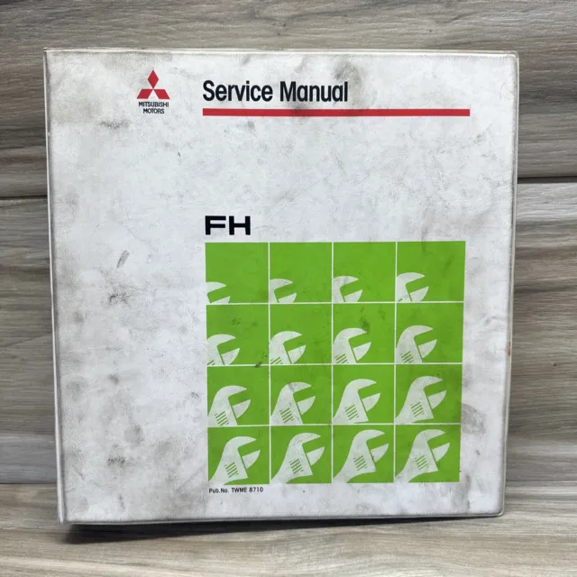 Mitsubishi Motors Truck Service Manual FH, Part II, Group 35 & 55. TWME8710-B
