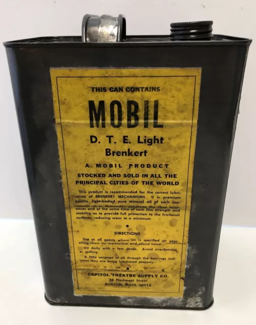 Vintage Standard Oil One Gallon Light Solvent Can Petroleum Naphtha