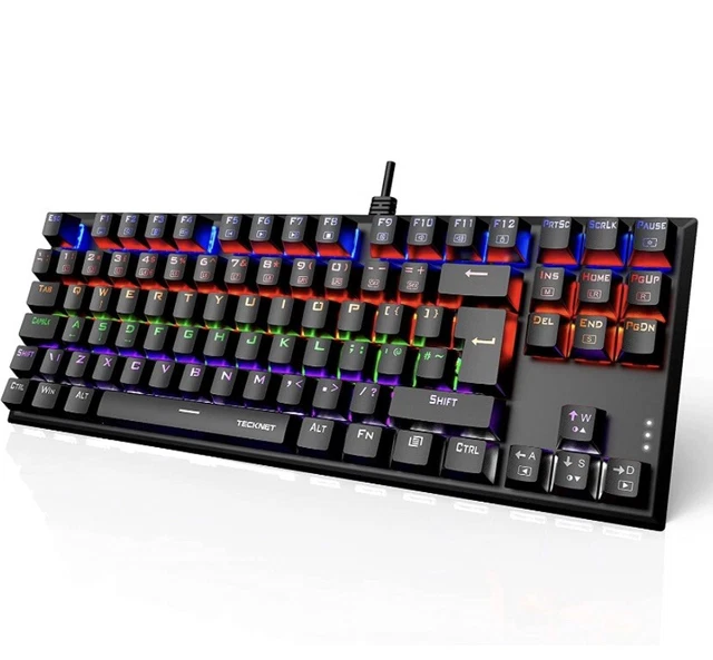 60 MECHANICAL Gaming Keyboard RGB Backlit 88 Keys £39.99