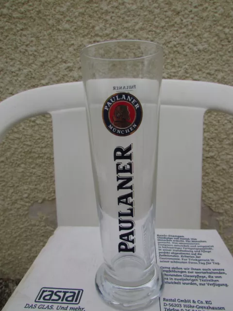 lot de 6 verres à bière Paulaner 20cl dans leur carton d'origine