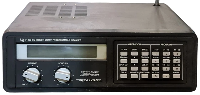 Realistico Scanner Programmabile A Ingresso Diretto 200 Canali Pro-2021 Uhf Am-Fm