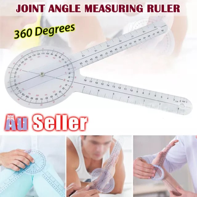 49 cm 360 Degrees Calibrated Goniometer Physio Medical Joint Angle Measure Ruler