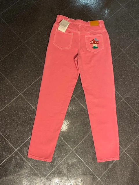 Jeans da donna rosa rosa nuovi con etichette Gucci nuovi con etichette età 12 anni o piccole donne ❤