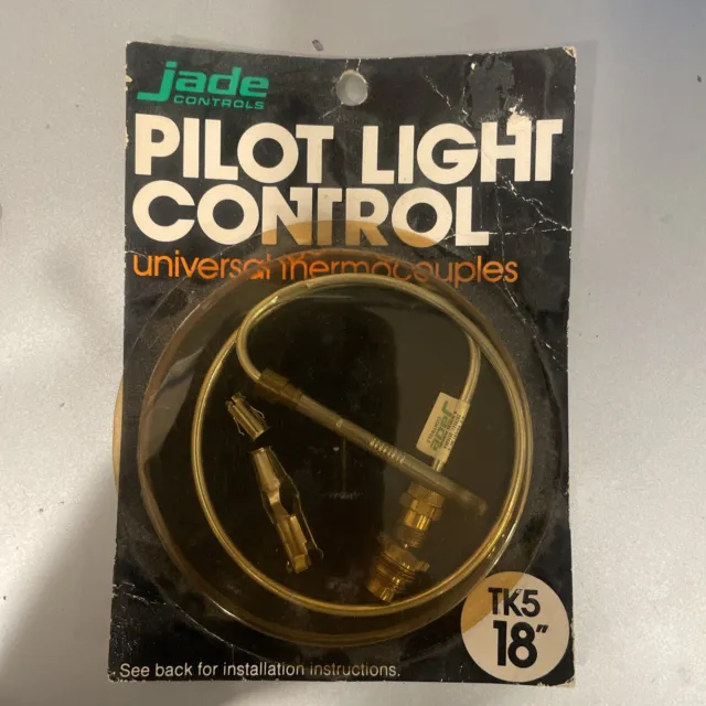 Jade Controls TK5 18” Universal Pilot Light Thermocouple New Old Stock
