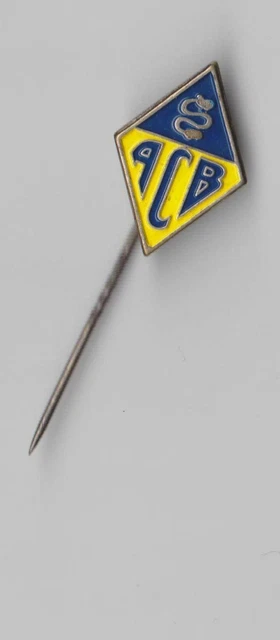 Badge émaillé FC Chiasso – Insigne Football Suisse, Vintage, Occasion