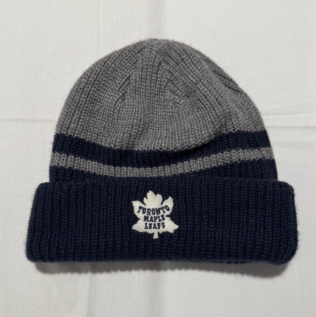 Toronto Toque Color TORONTO MAPLE LEAFS Roots Toque Beanie Vintage Winter Classic Logo Cuff ...