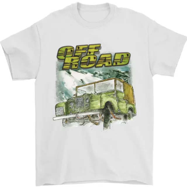Off Road 4X4 Off Roading Four Wheel Drive Mens T-Shirt 100% Cotton