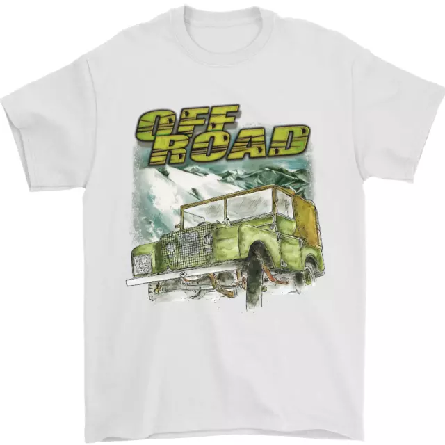 T-shirt da uomo Off Road 4X4 Off Roading quattro ruote motrici 100% cotone