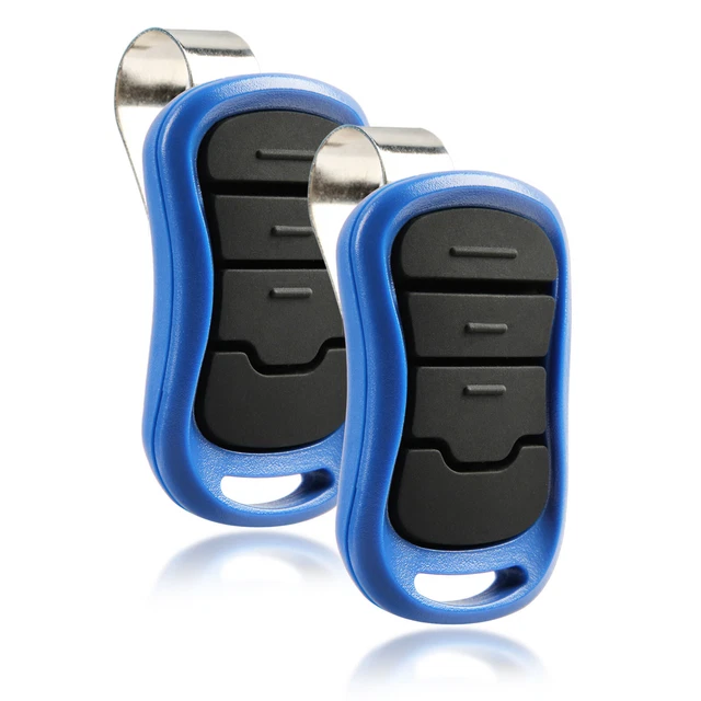 NAR 2-Pack Genie Garage Door Remote – Intellicode ACSCTG Type 1, Blue Shell, Battery & Visor Clip Included - View #2