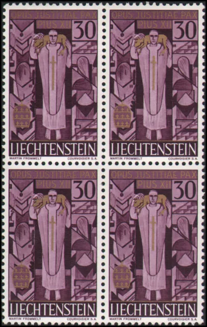 Liechtenstein #335 MNH Block of 4