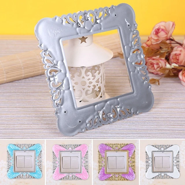 Soporte Lichtsc individual cubierta pegatina de pared hogar enchufe decoración