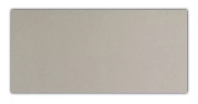 100 Stück Graukarton Format DIN lang - 0,5mm starke Graupappe Bastelpappe