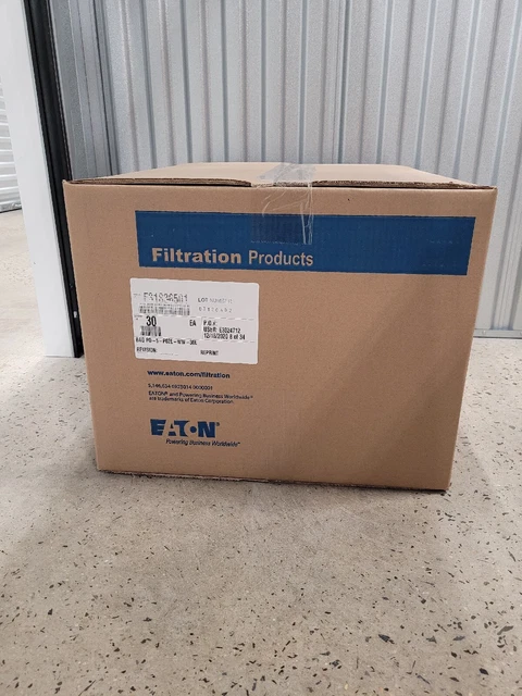 New Eaton SENTINEL Filter Bag F31S36501 MICRON  (BOX OF 30) PO-5-P02E-WW-30L