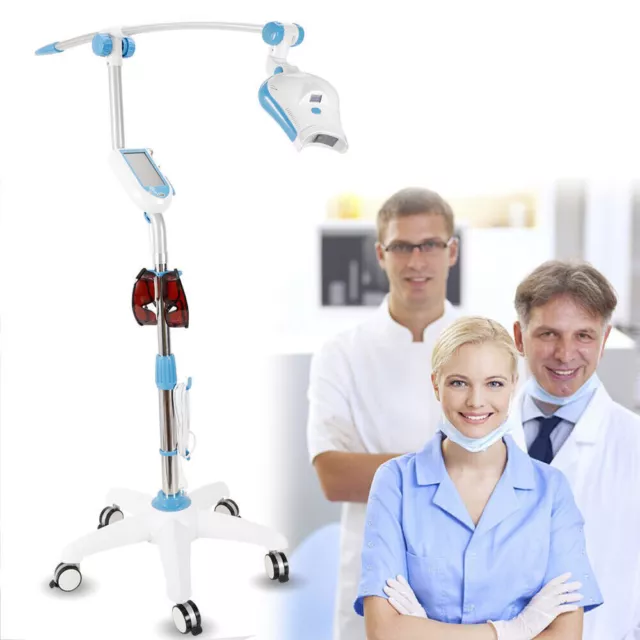 Dental Mobile Teeth Whitening Machine Cold LED Light Bleaching Accelerator Lamp