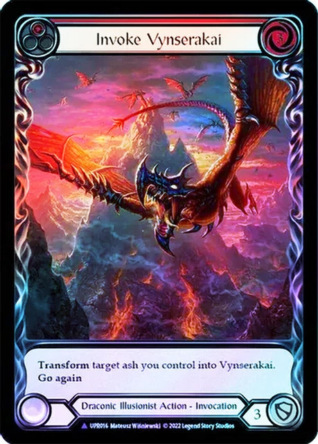 FAB COLD FOIL Invoke Vynserakai // Vynserakai (Marvel)  – Uprising Card # 016