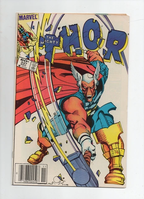 The Mighty Thor #337 Newsstand 1st appearance Beta Ray Bill Marvel High Grade