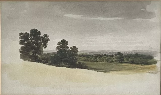 Francis Nicholson OWS Watercolour landscape, Provenance; Lacey Selmes gallery