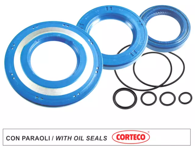 Kit Revisione Motore Serie Paraolio Paraoli Corteco Blu Vespa Px 200 Arcobaleno