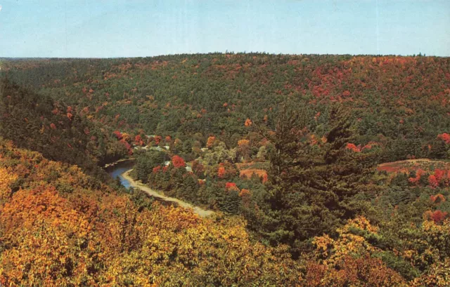 Cooksburg & Clarion Fiume Pennsylvania ~ Come Visto Da Fire Torre ~ 1960s