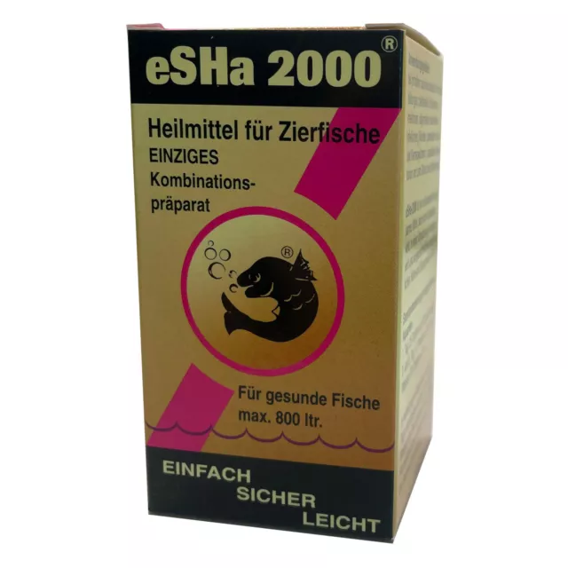 eSHa 2000 - 20 ml Arzneimittel Fischkrankheiten Fische Bakterien Parasiten Pilze