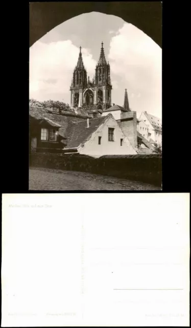 Ansichtskarte Meißen Blick auf den Dom 1962
