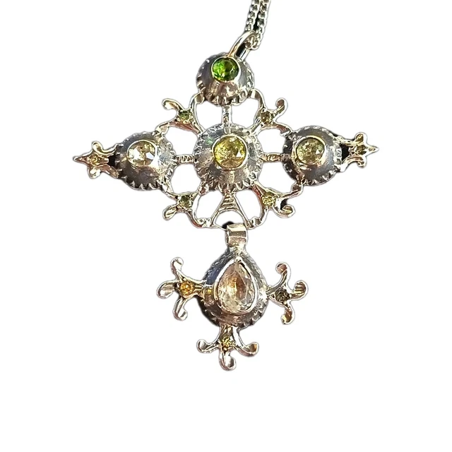 Médaille Baptême Croix & Epis de Blé | Or ou Argent