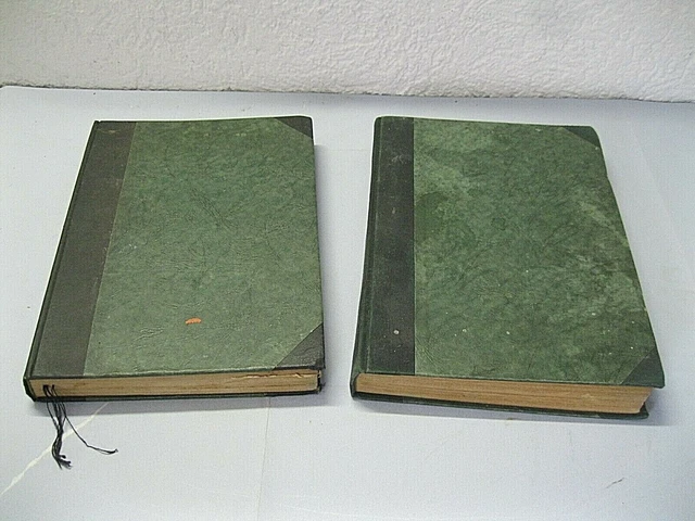 2 große alte Bücher: Deutsche medizinische Wochenschrift  2.Hj.1951 / 2.Hj.1952