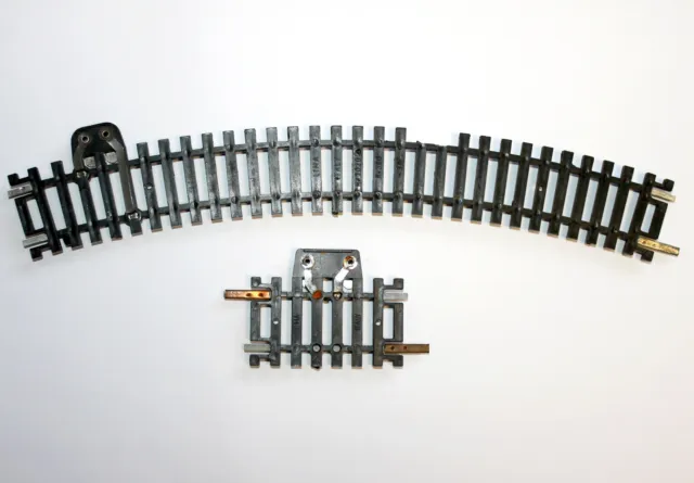 Lima Ho - 2 Rail De Contact D'alimentation: 1 Droit + 1 Courbe N°3030 R=360  36° 2