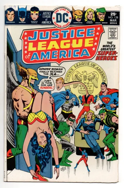 Justice League of America Band 1 Nr. 128 März 1976 (FN/VFN) (7,0) DC, Bronzezeit