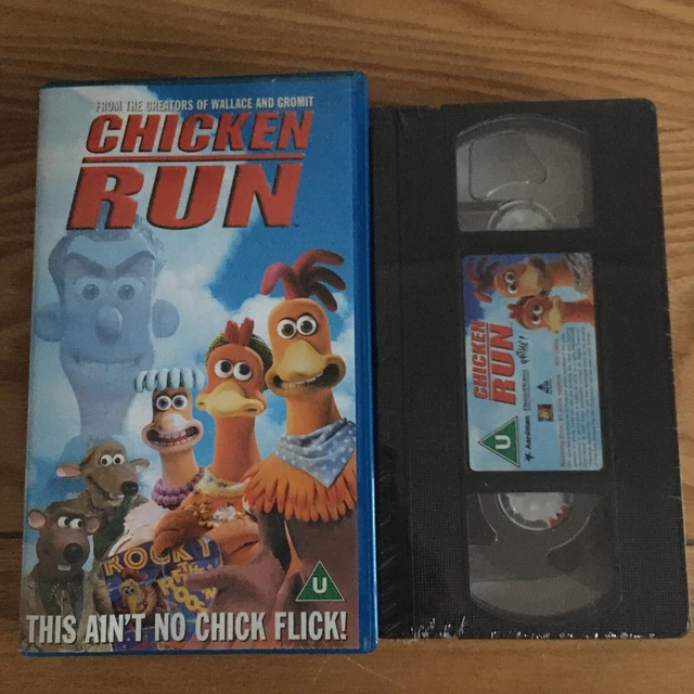 CHICKEN RUN (2000) [UK, VHS] - Comedy Animation - Mel Gibson, Miranda ...