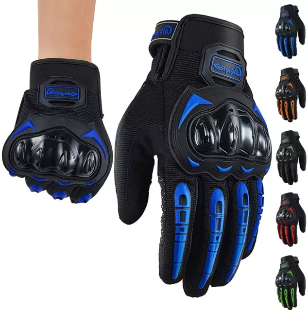 Men Womens Motorcycle Gloves Full Finger Touchscreen Cycing Gloves for BMX ATV