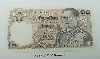 💰 Banknote / BEAU Billet - THAÏLANDE 10 BATH, ND 1980 king RAMA IX  💰 176B02