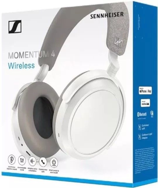 Sennheiser MOMENTUM 4 Wireless Over-Ear Kopfhörer - Weiß (509267)