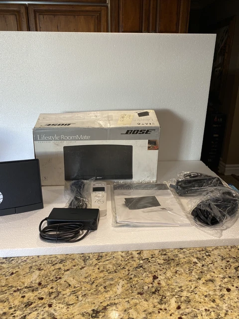 Bose Lifestyle RoomMate (Black) Powered Speaker System With PMC II Remote
