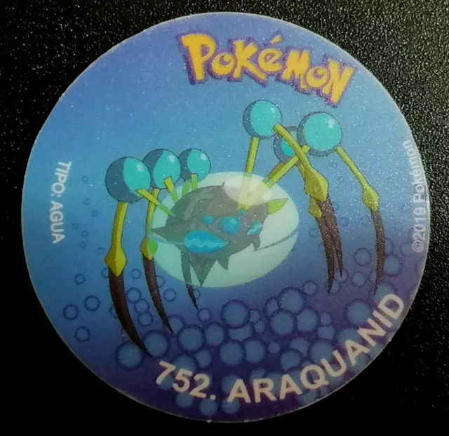 TAZO POKEMON DKV #817 DRIZZILE 2019 Sword & Shield PERU Edition Pogs Taps